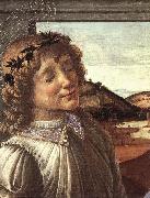 BOTTICELLI, Sandro, Madonna and Child with an Angel (detail)  fghfgh